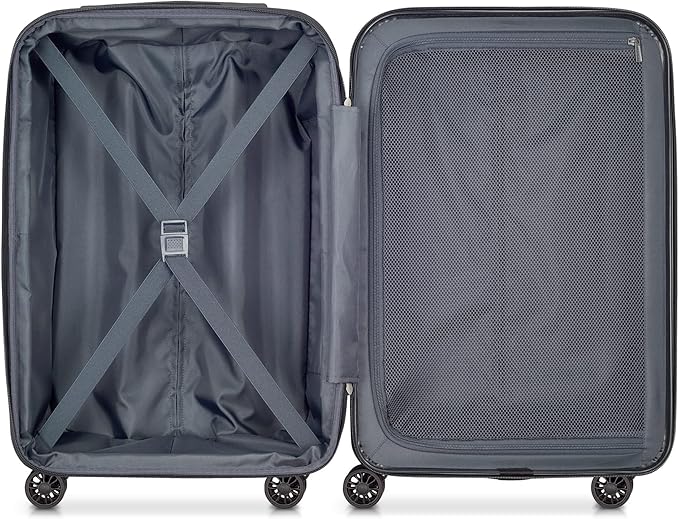 DELSEY PARIS Helium Aero Hardside Expandable Luggage with Spinner Wheels, Blue Cobalt, Carry-On 21 Inch