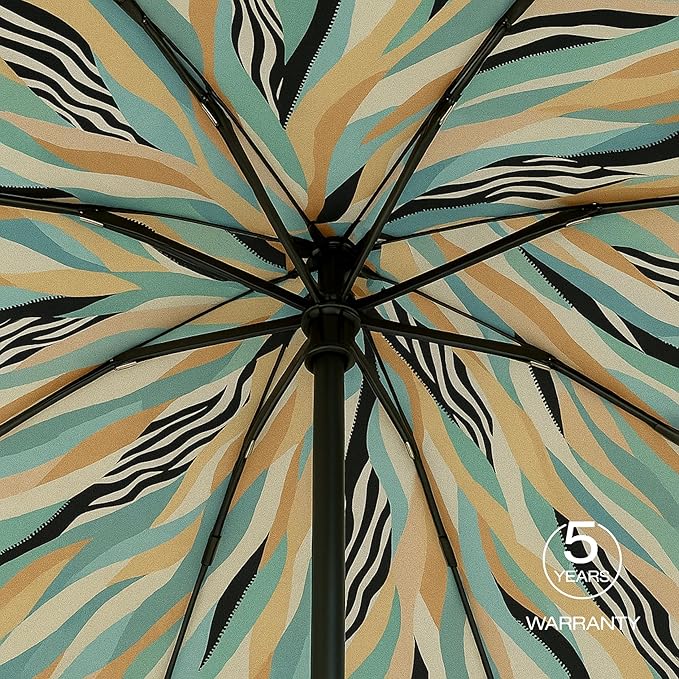 Knirps A.200 Medium Duomatic Windproof Umbrella for Adults – Automatic Open Close 38.5" Canopy, Travel Case Included