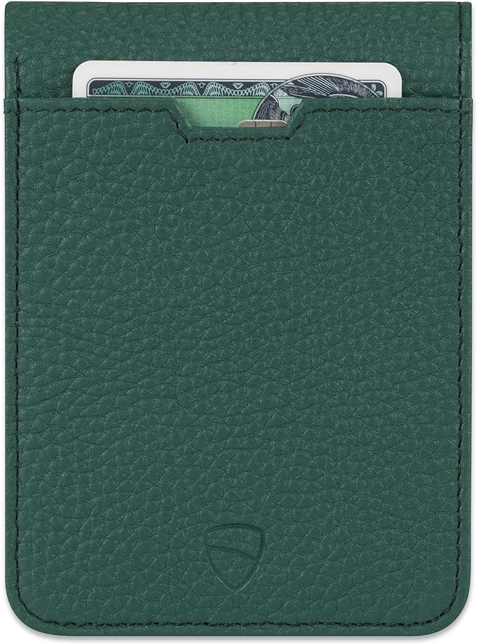 Vaultskin MANHATTAN Slim RFID Blocking Bifold Leather Wallet for Men - Minimalist Front Pocket Card Holder, Holds 9 Cards & Cash, Premium Italian Leather