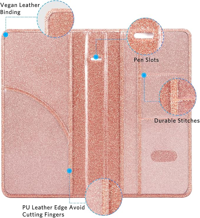 CoBak Car Registration and Insurance Holder - Vehicle Glove Box Car Organizer,Auto Truck Comparment Accessories Case with Magnetic Closure for Essential Document,Driver License,Cards