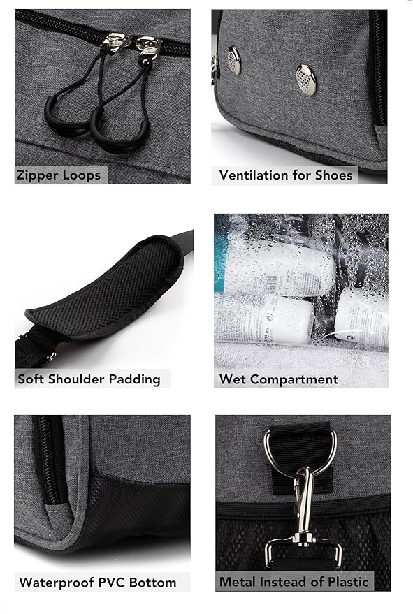 Fitgriff® Gym Bag for Men & Women with Shoe & Wet Compartment - Duffle Bag for Travel, Sports, Fitness & Workout