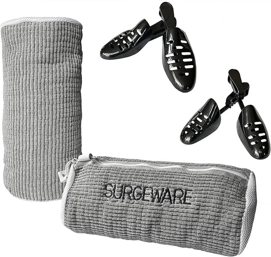 Washing Machine Shoe Bags 2 PCS - Keep Your Shoes Clean & Protected - Durable Fiber Material - Reusable, Lightweight, and Convenient for Easy Laundry Washing & Drying