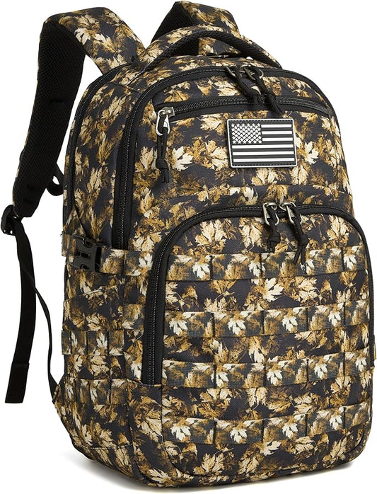 Wotony Military tactical backpack, backpack for men black small tactical assault bag