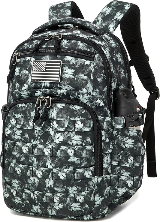 Wotony Military tactical backpack, backpack for men black small tactical assault bag