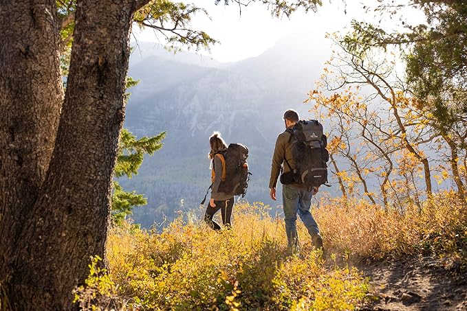 TETON 55L Scout Internal Frame Backpack for Hiking, Camping, Backpacking, Rain Cover Included