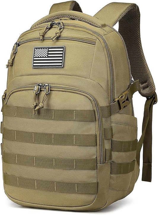 Wotony Military tactical backpack, backpack for men black small tactical assault bag