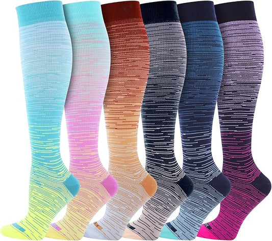 LEVSOX Compression Socks Women and Men, 20-30mmHg, Best for Nurses, Travel, Pregnancy