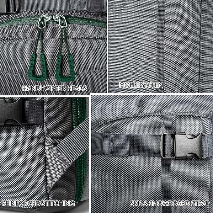 Unigear Ski Boot Bag Backpack for Helmet 50L/70L, Goggles, Gloves, Skis, Snowboard & Accessories