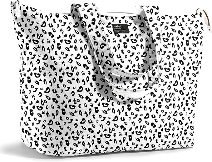 Fit & Fresh Large Beach Bag for Women - Extra Large Travel Tote With Pockets