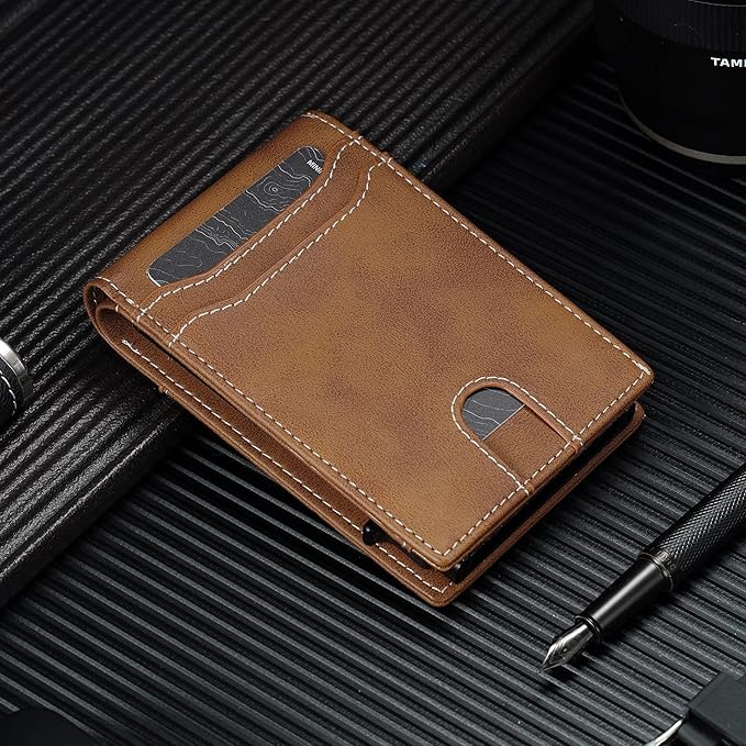 furid Gifts for Husband Him Valentines: Smart Wallet Rfid Blocking - Gift For Boyfriend Father at Birthday Valentines Day Anniversary