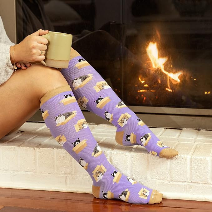 LEVSOX Compression Socks Women and Men, 20-30mmHg, Best for Nurses, Travel, Pregnancy