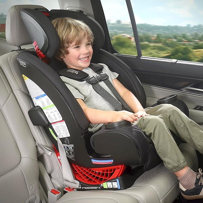 Britax One4Life All in One Convertible Car Seat, 3 in 1 Car Seat & Booster Seat with Easy ClickTight Installation, Extended Rear Facing Capacity, and Breathable SafeWash Fabrics —Raven Black