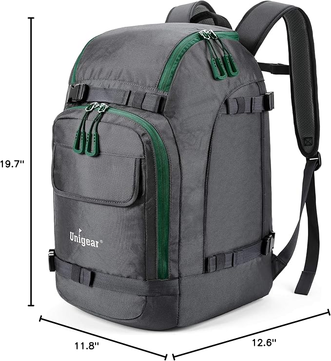 Unigear Ski Boot Bag Backpack for Helmet 50L/70L, Goggles, Gloves, Skis, Snowboard & Accessories