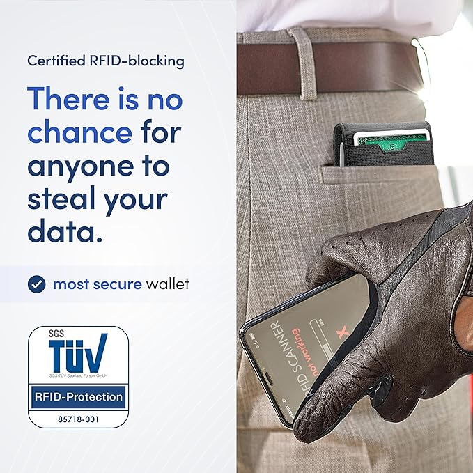 TRAVANDO Mens Wallet with Money Clip AUSTIN RFID Blocking Bifold Credit Card Holder for Men with Gift Box