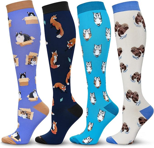 LEVSOX Compression Socks Women and Men, 20-30mmHg, Best for Nurses, Travel, Pregnancy