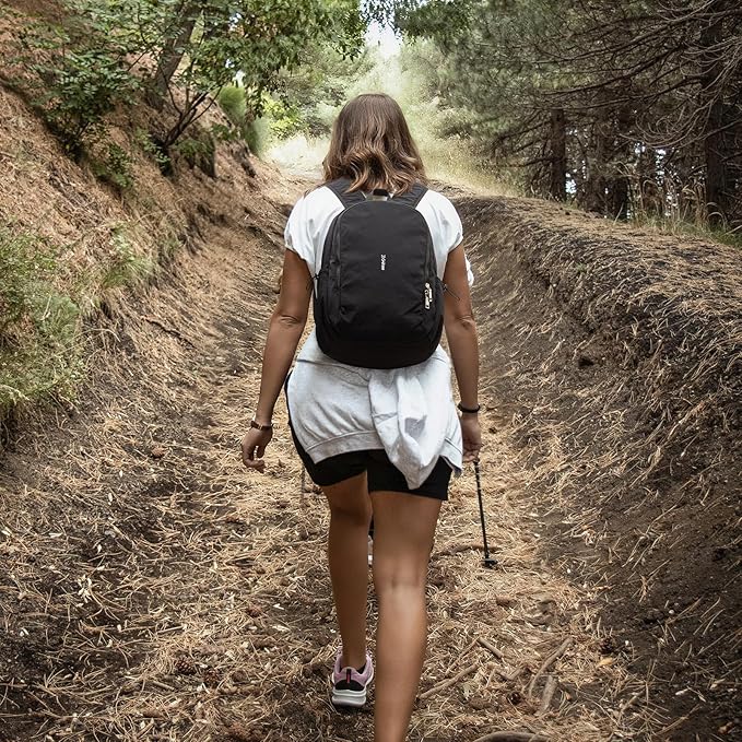 G4Free 15L Hiking Backpack, Bookbag for Students, Lightweight Water Resistant Daypack for Travel School College Women Men (Beige)