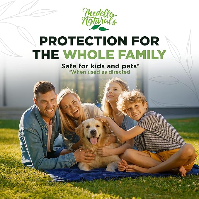 Deet-Free Insect & Mosquito Repellent Pack of 3 (2oz) – Nice Smelling Insect Repellent with Lemongrass Oil Safe for Pets and Kids – Bug Spray Against Mosquitoes, Gnats, Black Flies, and No-See-ums