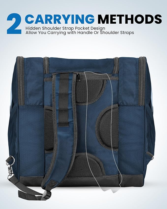 OutdoorMaster Boot Bag - 50L Ski Boots and Snowboard Boots Bag, Excellent for Travel with Waterproof Exterior & Bottom - for Men, Women and Youth