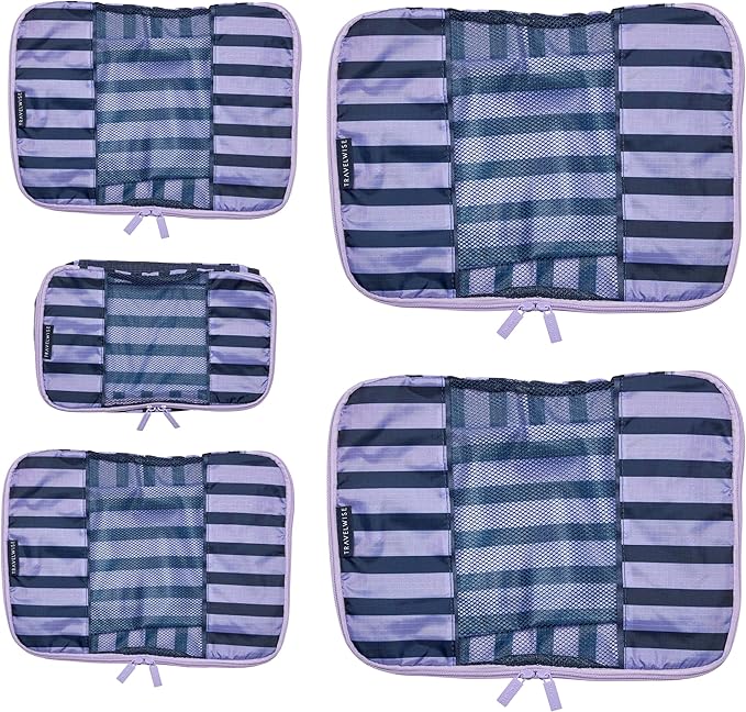 TravelWise Packing Cubes, Navy Stripes, Set (5262370)