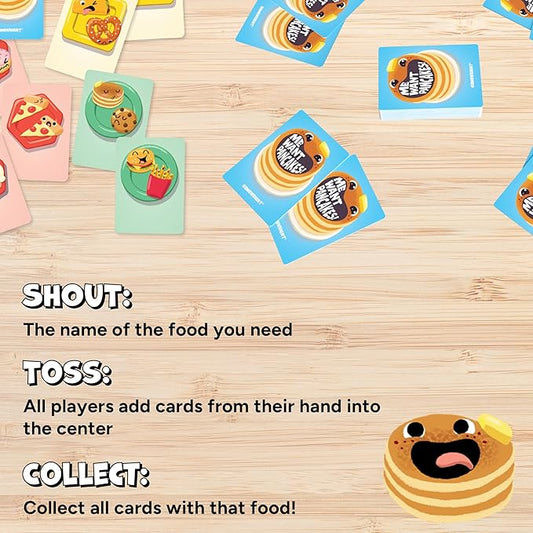 Me Want Pancakes! – The All-You-Can-Eat Family Card Game for Ages 5+, 2-6 Players