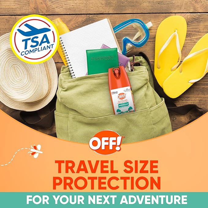 OFF! Family Care Insect & Mosquito Repellent I, Smooth & Dry Bug Spray for The Beach, Backyard, Picnics and More, 2.5 oz.