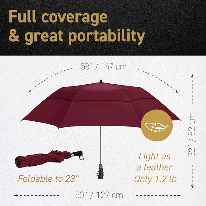 EEZ-Y Folding Golf Umbrella