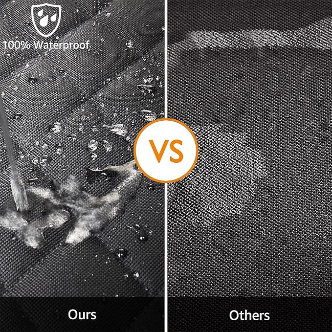 iBuddy Dog Car Seat Covers 100% Waterproof, Dog Seat Cover with Side Flaps from Scratching, Pet Seat Cover for Back Seat of Car/SUV/Truck Machine Washable… (Truck)