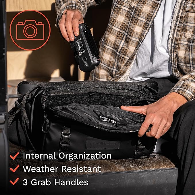WANDRD ROGUE V1 9L Sling: Compact Camera Sling and Crossbody Bag with Fast Access, 3-Way Carry– Lightweight Everyday Bag Great for Travel, Photography, and Daily Use (Aegean Blue)