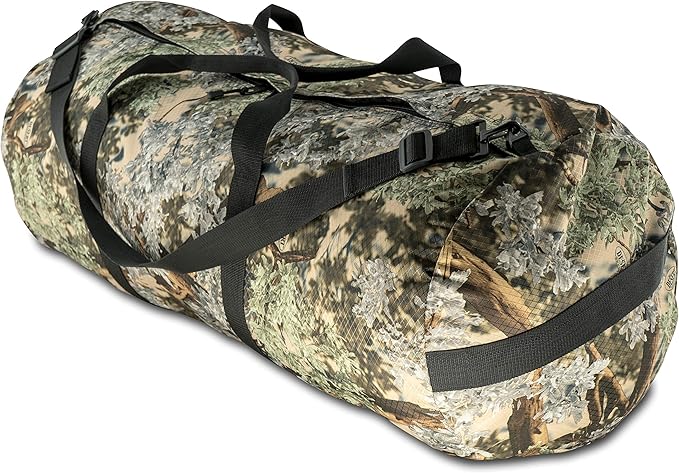 Diamond Ripstop Duffle Bags, Ultra Tough & Tear Resistant, Reinforced Stitching, Weatherproof, Packable Foldable Duffle Bag for Traveling