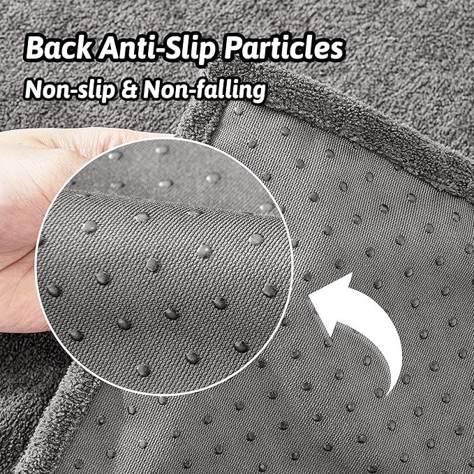 MEETSKY Couch Covers for 3 Cushion Couch Sofa Washable Cat Scratch Proof Sectional Couch Covers L Shape Sofa Cover Slipcovers Couch Furniture Protector for Pets Dogs Kids, 91" x 118", Grey