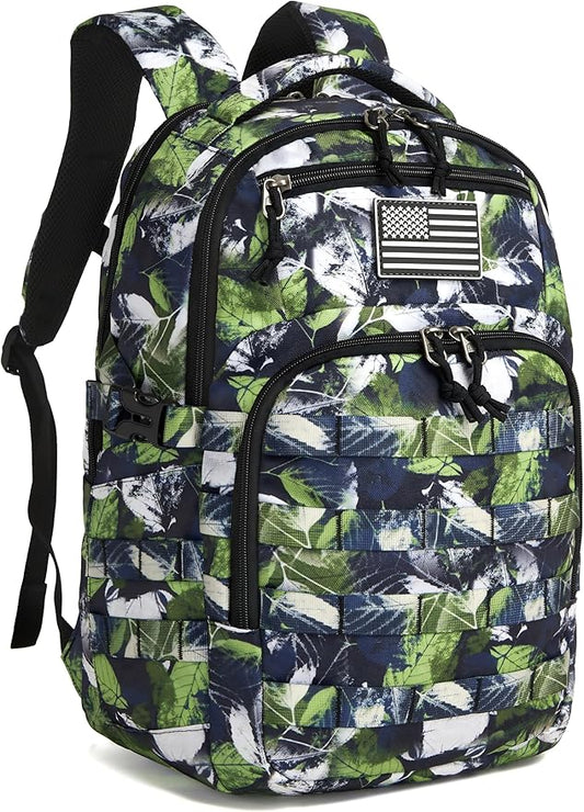 Wotony Military tactical backpack, backpack for men black small tactical assault bag