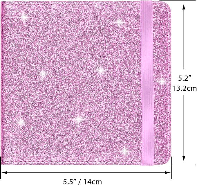 Wisdompro Small Car Registration and Insurance Documents Holder - Premium PU Leather Vehicle Glove Box Paperwork Wallet Case Organizer for ID, Driver's License, Key Contact Information Cards