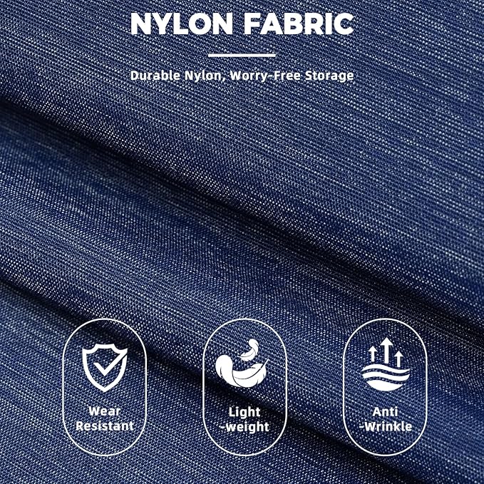 BAGAIL 6 Set/4 Set Lightweight Compression Packing Cubes with Packing List, Anti-Tearing Expandable Organizer Bags for Travel