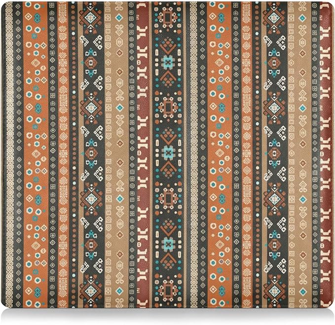 linqin Car Registration and Insurance Card Holder, Western Boho Glove Box Organizer Card Document Wallet