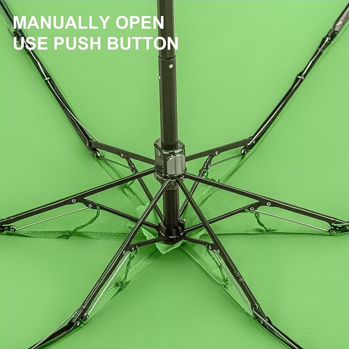 LEAGERA Compact Travel Umbrella with Case - Mini Umbrella for Purse, Small Lightweight &Tiny Design Perfect for Parasol Outdoor Sun&Rain Umbrellas