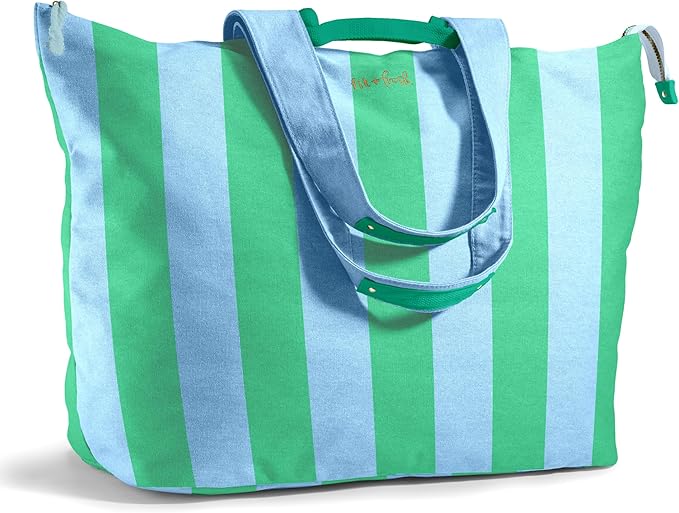Fit & Fresh Large Beach Bag for Women - Extra Large Travel Tote With Pockets