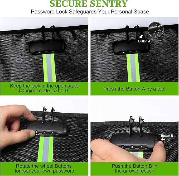 5200℉ Fireproof Document Bag, Fireproof Bag with Lock, Fireproof Document Organizer, Safes for Home Use Fire and Water Proof with Heat Insulated for Cash, Valuables, Documents-Black