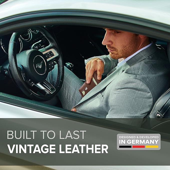 TRAVANDO Money Clip Wallet RIO - Mens Wallets slim Front Pocket RFID Blocking Card Holder Minimalist Mini Bifold Gift Box