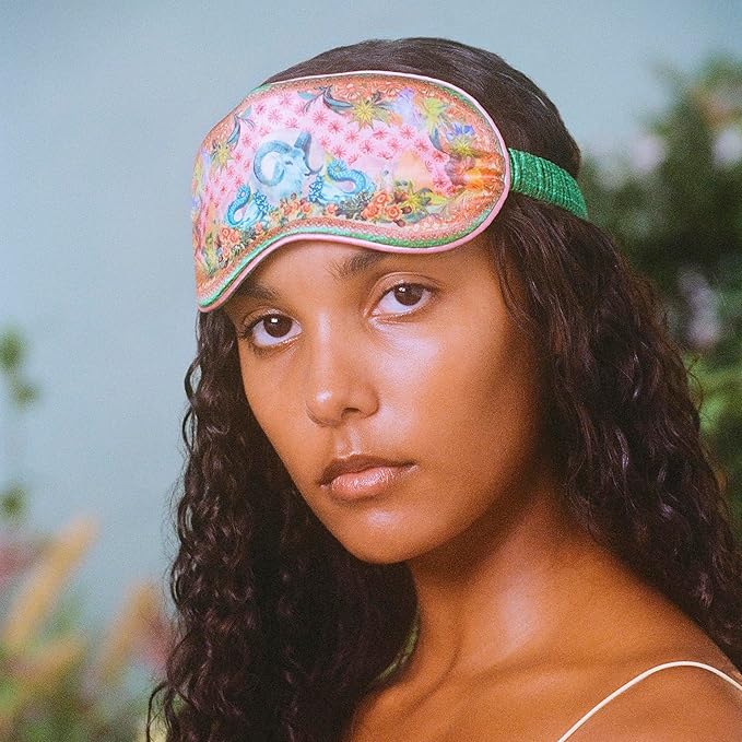 slip Pure Silk Sleep Mask - 100% Pure 22 Momme Mulberry Silk Eye Mask - Comfortable Sleeping Mask with Elastic Band, Zodiac Collection: Capricorn