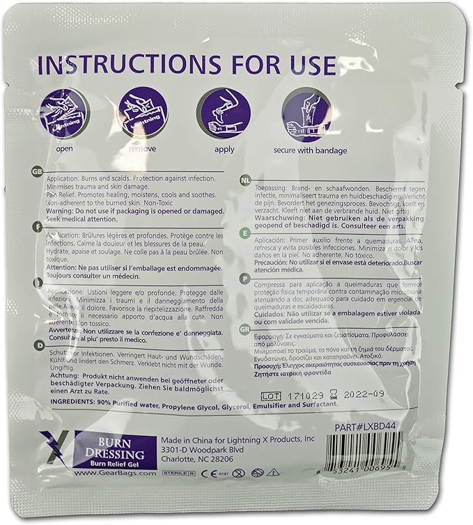 Lightning X Basic First Aid Responder EMT Medical Stocked Trauma Fill Kit LXSMK-A