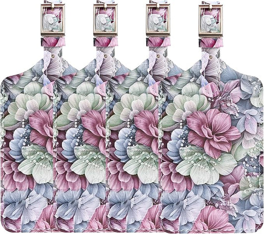 4 Pack Luggage Tag for Suitcases TSA Approved, Leather Suitcase Tags Identifiers, Cute Bag Name Travel Tags ID Labels for Women Men Cruise Airport Luggage Travel Essentials by Sodsay