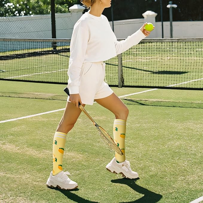 fenglaoda Compression Socks for Women Men Support Circulation 6 Pairs Socks For Nurse, Travel, Flight