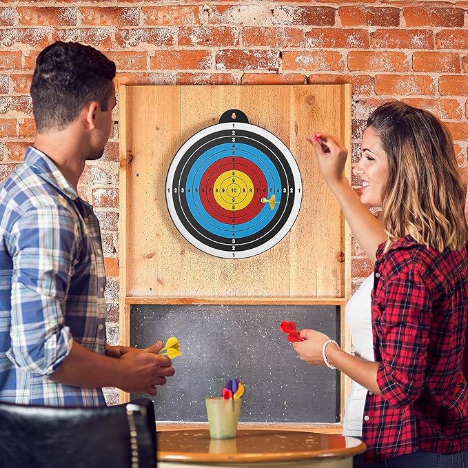 Magnetic Dart Board - 12pcs Magnetic Darts - Excellent Indoor Game and Party Games - Gifts for 5 6 7 8 9 10 11 12 Year Old Boy Kids