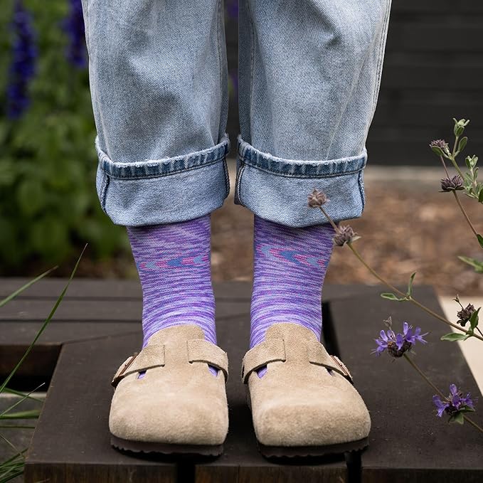 Medical Grade Compression Socks for Men & Women 15-20 mmHg by OrthoSleeve (Galaxy, Medium)