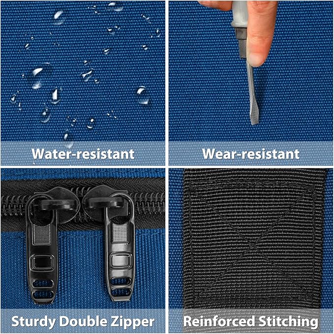 Large Travel Duffle Bag, 102L Gear Bag for Men and Women, Storage Bag Ideal for Overnight Camping and Weekend Getaways, Dark Blue