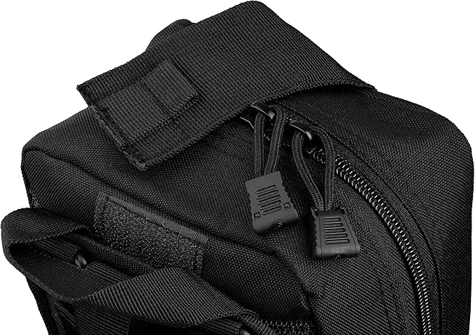 Scherber Premium IFAK Kit Trauma Pack | HSA/FSA Approved | SOF Tourniquet, QuikClot 4x4 HyFin Chest Seal, Israeli Bandage | Fully Stocked MOLLE Pouch for Gunshot, Bleeding, Major Wound Care (Black)