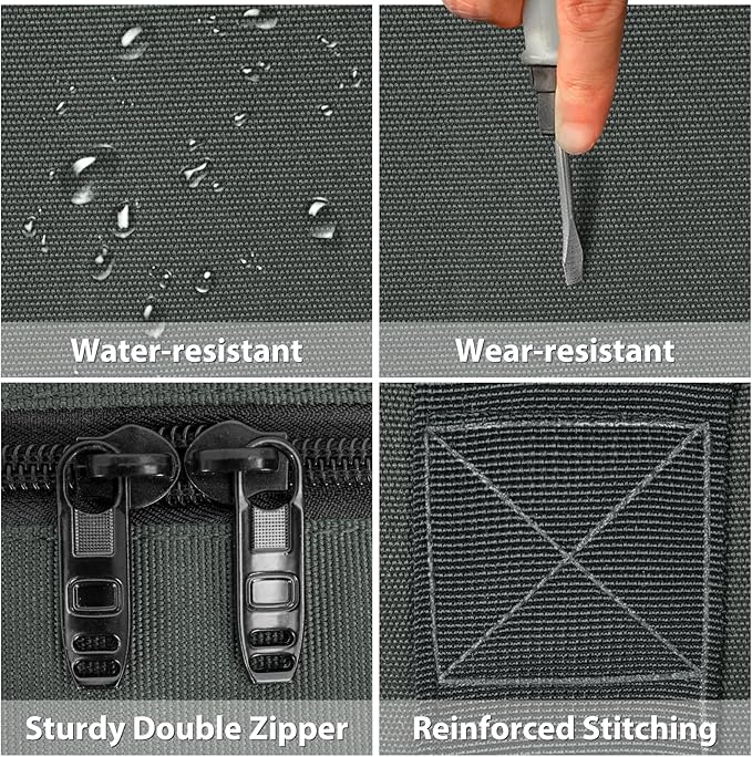 Large Travel Duffle Bag, 102L Gear Bag for Men and Women, Storage Bag Ideal for Overnight Camping and Weekend Getaways, Dark Gray