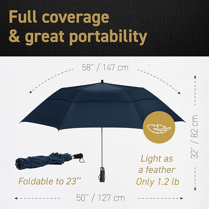 EEZ-Y Folding Golf Umbrella