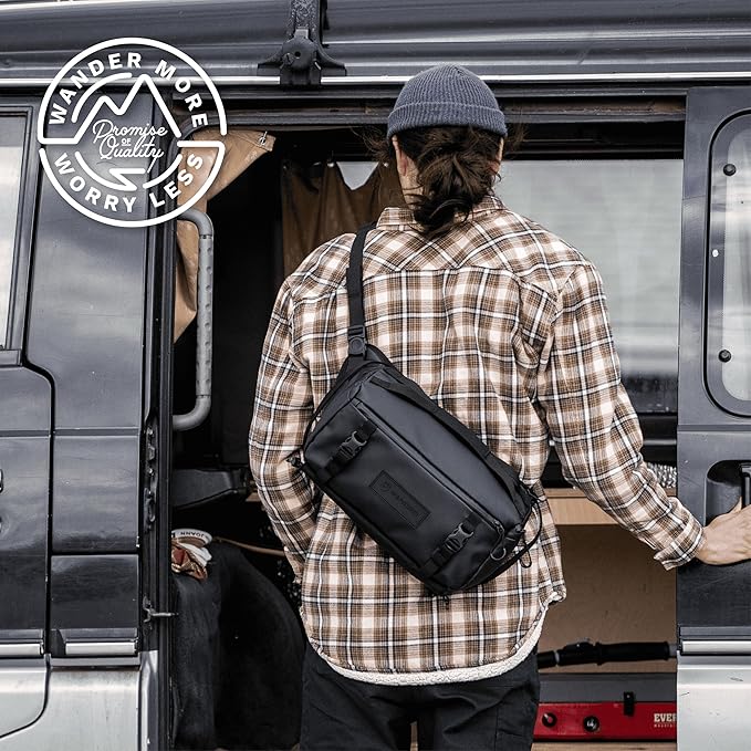 WANDRD ROGUE V1 9L Sling: Compact Camera Sling and Crossbody Bag with Fast Access, 3-Way Carry– Lightweight Everyday Bag Great for Travel, Photography, and Daily Use (Yuma Tan)
