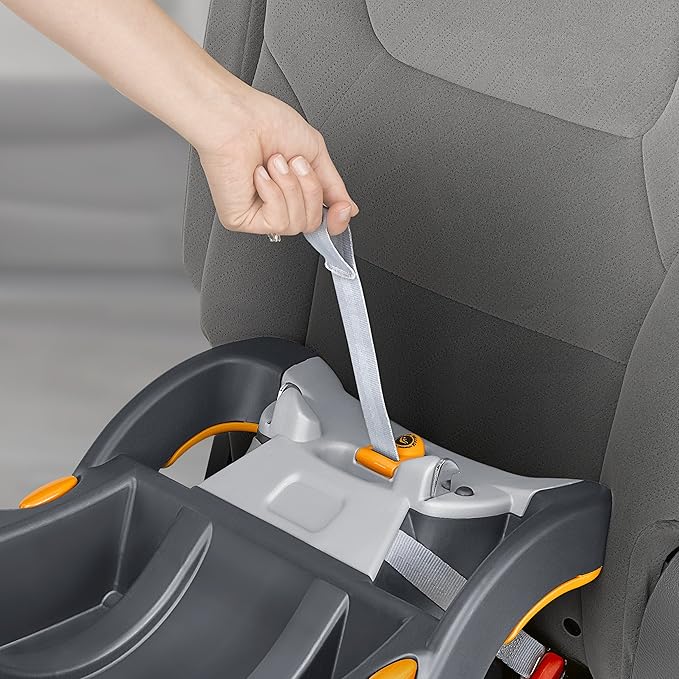 Chicco KeyFit 30 Infant Car Seat and Base, Rear-Facing Seat for Infants 4-30 lbs., Infant Head and Body Support, Compatible with Chicco Strollers, Baby Travel Gear | Orion/Grey